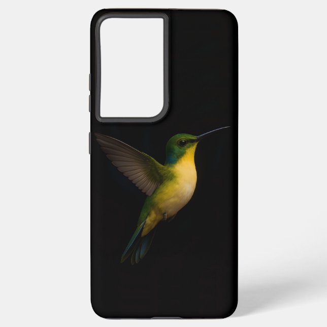 Black 4 Luxe Samsung Galaxy S21 Plus, Flying Bird Samsung Galaxy S21+ Case (Back)