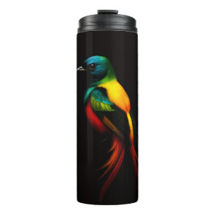 Black 4 Luxe Thermal Tumbler, Rainbow Bird Tumbler