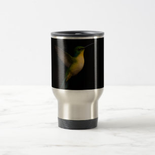 Black 4 Luxe Travel Mug with Flying Bird
