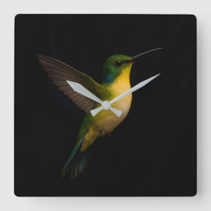 Black 4 Luxe Wall Clock with Flying Bird