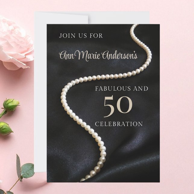 Black 50 and Fabulous Invitation (Creator Uploaded)