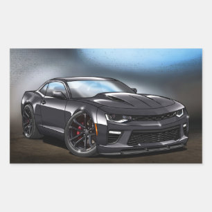 Black_6th_Gen Rectangular Sticker