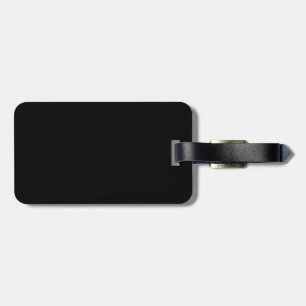 black 8 x 11 design your own product luggage tag