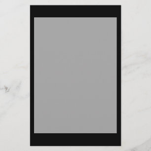 black 8 x 11 design your own product stationery
