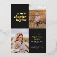 Black A New Chapter Begins Graduation