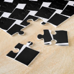 Black abstract pattern jigsaw puzzle<br><div class="desc">Black and white abstract pattern</div>