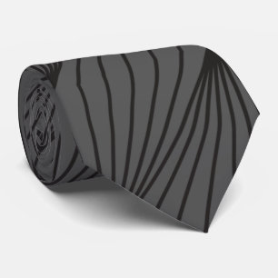 Black Abstract Tie