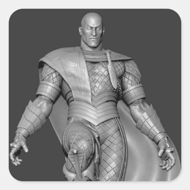 Black Adam Alternate Square Sticker (Front)