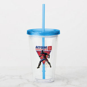Black Adam Atom Smasher Character Graphic Acrylic Tumbler