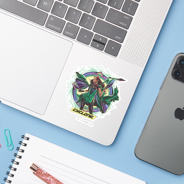 Black Adam | Cyclone Character Graphic (Laptop w/ iPhone)