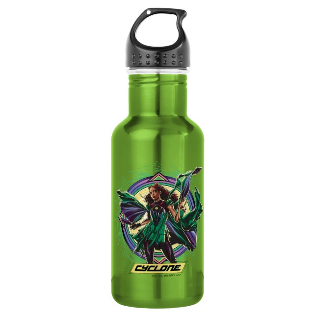 Black Adam | Cyclone Character Graphic 532 Ml Water Bottle (Front)