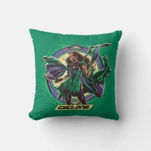 Black Adam Cyclone Character Graphic Cushion