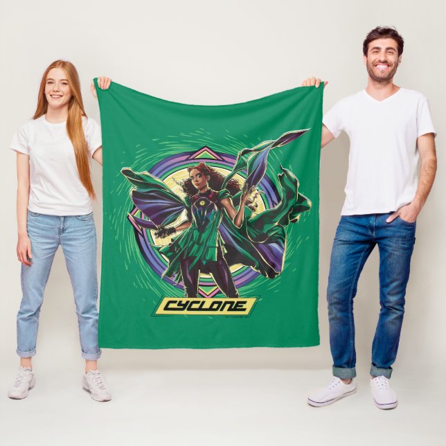 Black Adam | Cyclone Character Graphic Fleece Blanket (In Situ)