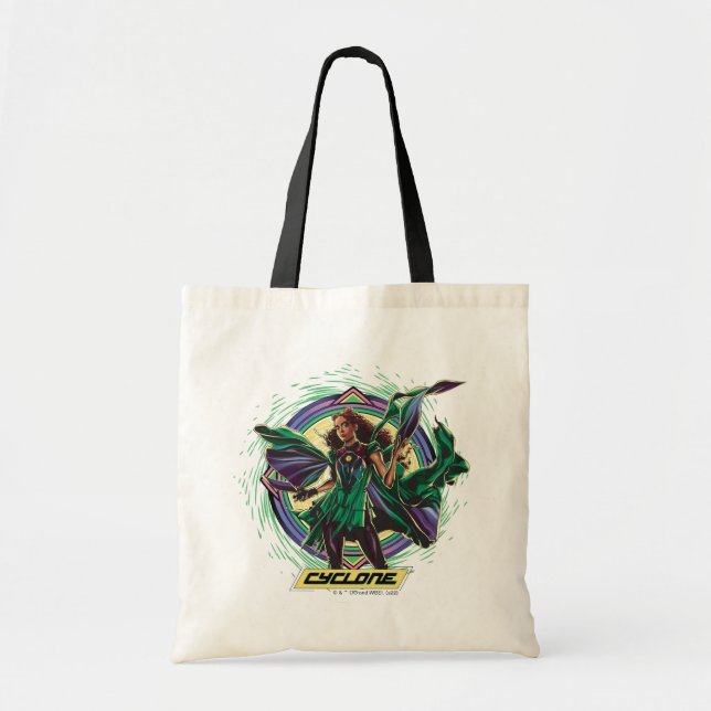 Black Adam | Cyclone Character Graphic Tote Bag (Front)