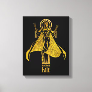 Black Adam   Doctor Fate Character Graphic Canvas Print