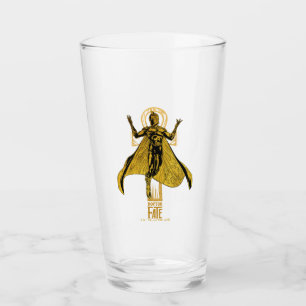 Black Adam Doctor Fate Character Graphic Glass