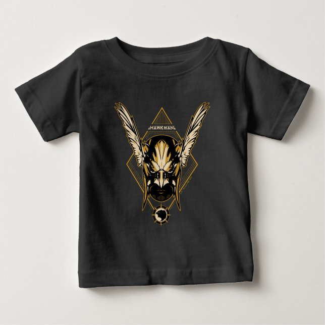Black Adam | Hawkman Helmet Graphic Baby T-Shirt (Front)