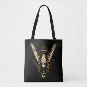 Black Adam Hawkman Helmet Graphic Tote Bag