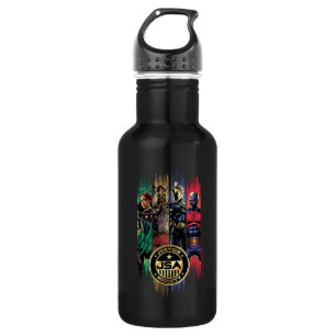 Black Adam Justice Society Heroes In Stripes 532 Ml Water Bottle