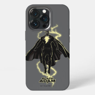 Black Adam Lightning Silhouette Graphic iPhone 13 Pro Case