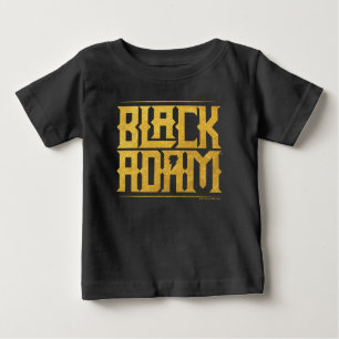 Black Adam Stacked Name Graphic Baby T-Shirt