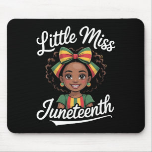 Black African American Freedom 1865 Little Miss Ju Mouse Pad