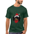 Black African American Santa Christmas