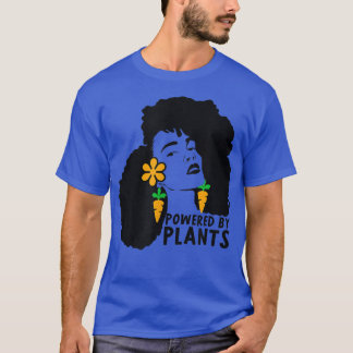 Black African American Woman Vegetarian  African C T-Shirt