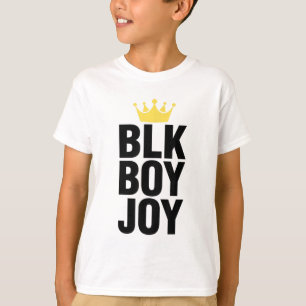 Black African Men BLK BOY JOY Empowerment T-Shirt