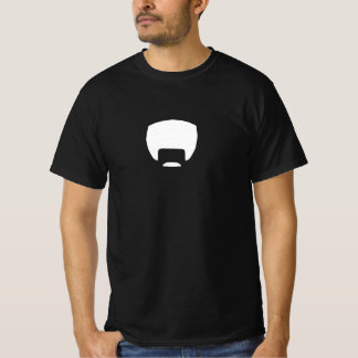 Black Afro-Stache Tee