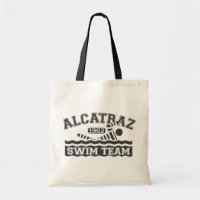 Black Alcatraz Swim Team Tote