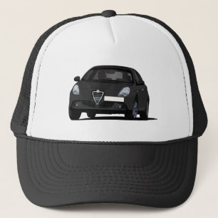 Black Alfa Romeo Giuletta Trucker Hat