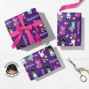 Black Alice's Adventures in Wonderland Wrapping Pa Paper Sheet