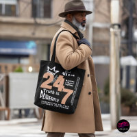 Black All Day 24/7 Slogan Graphic