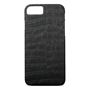 black alligator leather Case-Mate iPhone case