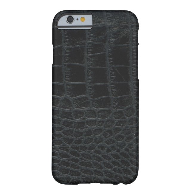 Black Alligator Skin iPhone 6 case (Back)