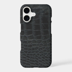 Black Alligator Skin iPhone case