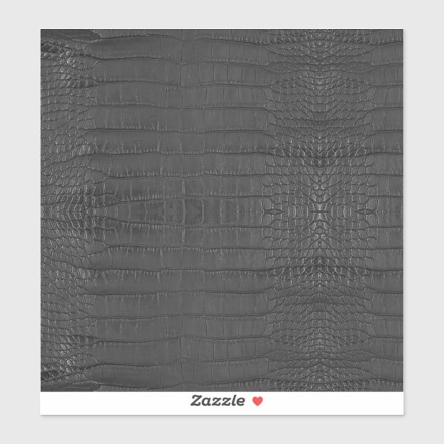 Black Alligator Texture Print (Sheet)
