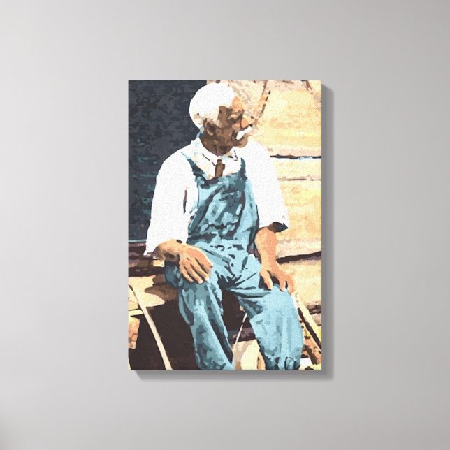 Black America "Old Joe" Canvas Print (Front)
