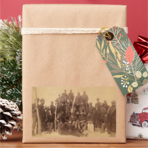 Black American Fighting Cavalry: Buffalo Warriors Rectangular Sticker