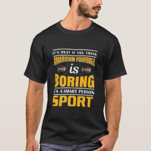 Black American Football Smart Sport Shirt