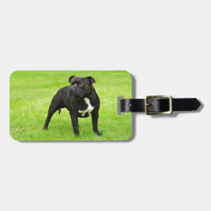 Black Amstaff Luggage Tag