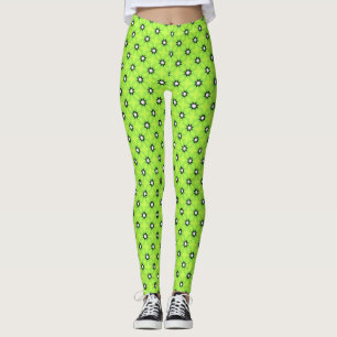 Black an White Stars Leggings