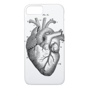 Black Anatomical Heart Case-Mate iPhone Case