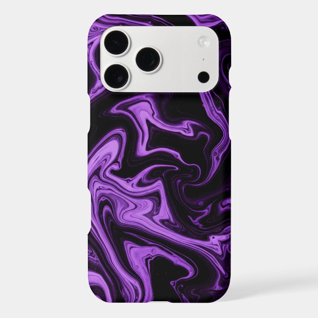 Black and Amethyst Purple mixture of colors (Back)