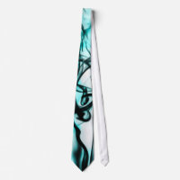 Black and Aqua Teal Abstract Smoke Pattern
