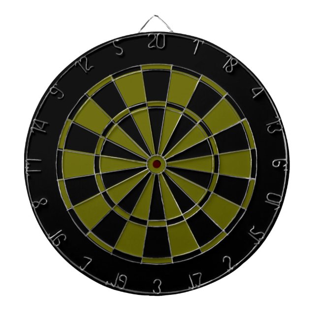 black and army green dartboard (Front)