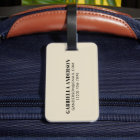 Black and Beige Bold Typography Personalised Name 