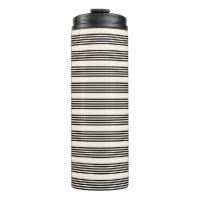 Black and beige five stripe pattern