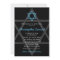 Black and Blue Bar Mitzvah Invitation